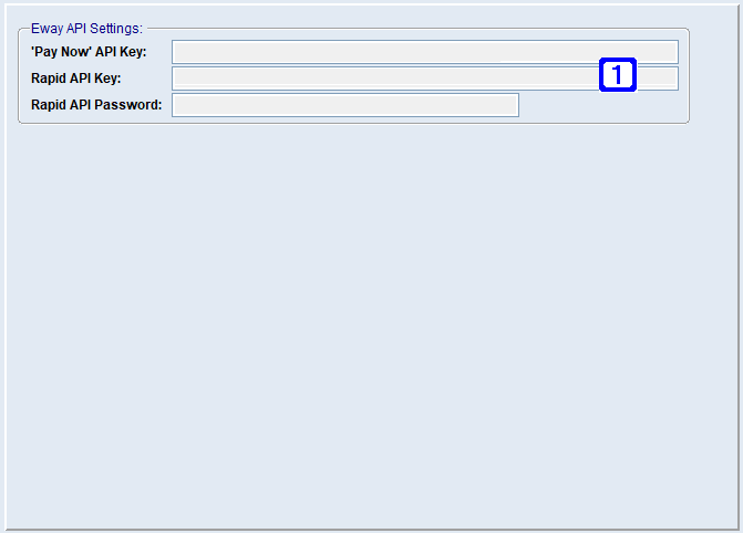 System Parameter Maintenance - Integrated Payments Settings