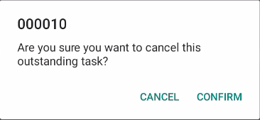 cancelling a task