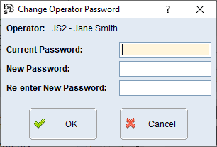 Change Operator Password