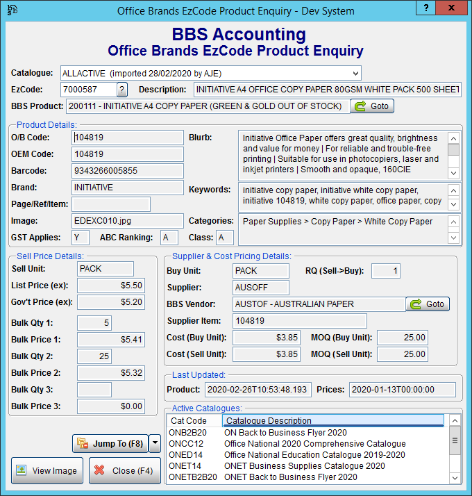 Ezcode Enquiry